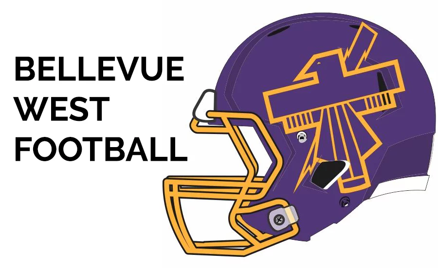 Bellevue West Football Logo LG