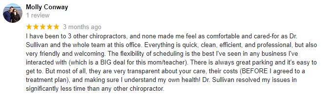 Chiropractic Omaha NE Patient Testimonial at Sarpy Chiropractic