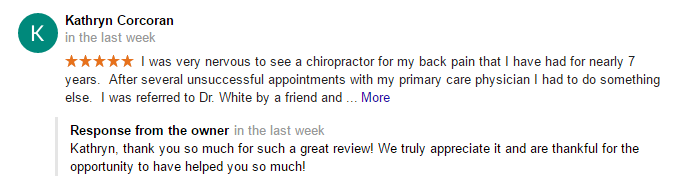 Chiropractic Papillion NE Testimonial 21